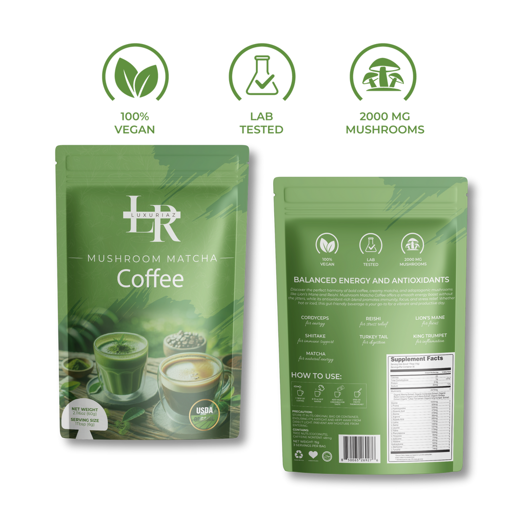 Mushroom Matcha Coffee